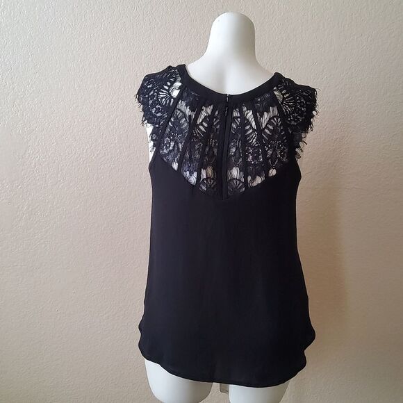 NWT 41 Hawthorn Lace Top Size XL Black - Picture 6 of 12